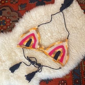 Boho Crochet Bikini Top